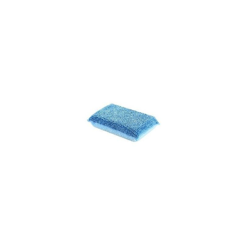 Eponge microfibre bleue