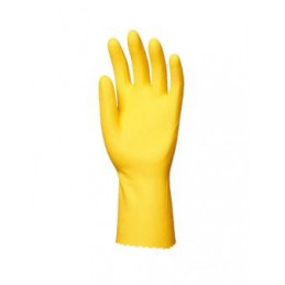 Gant de ménage latex jaune