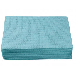 Lavette ajourée 80g/m² 36x50 Lot de 25 Bleu