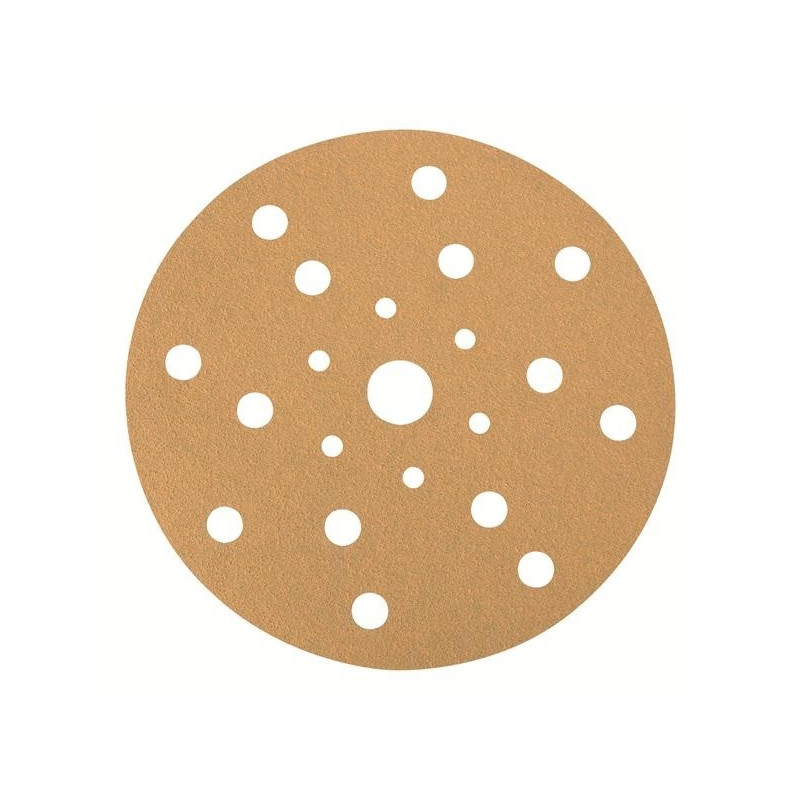 Disque abrasif velcro perforé D150mm 21 trous Lot de 100