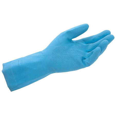 Gant ménage-vaisselle,Gants de travail en latex synthétique,protège-mains  en vinyle,gants de poulet NitCarter,taille - 20PCS BLUE-L