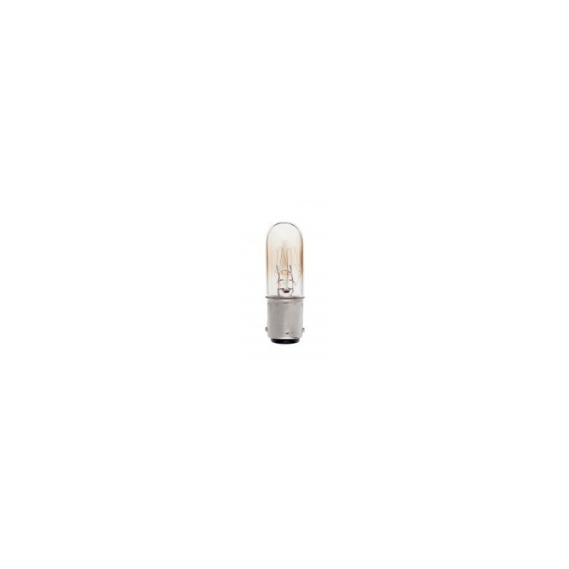 Lampe tube pour réfrigérateur incandescente BA15D