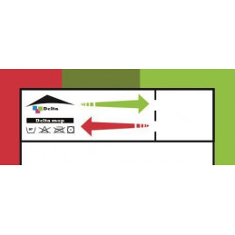 Bandeau de lavage velcro tri composition DELTA