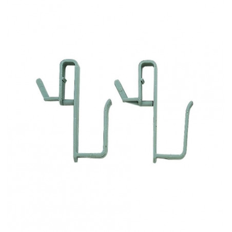 Crochets doubles support mouilleur pour seau vitrier 22L Lot de 2