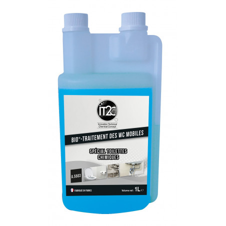Traitement des WC chimiques Bio nettoyant IT2C Flacon doseur 1L