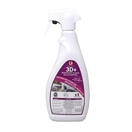 Dégraissant désinfectant détergent 3D+ 750ml