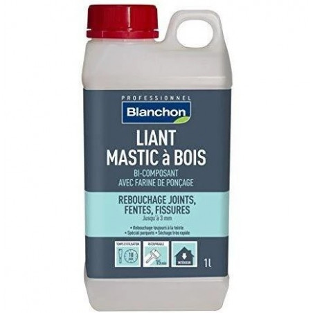 Liant mastic à bois BLANCHON 1L