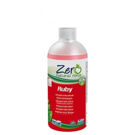 Détergent anticalcaire naturel parfumé Ruby Zéro Natural Force 500ml SUTTER