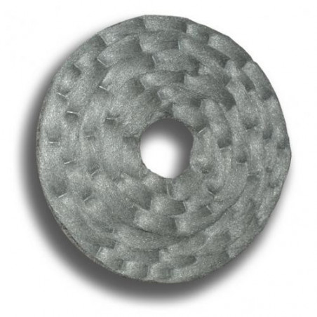 Disque de cristallisation laine d'Inox N°2 D125mm 5''
