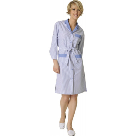 Blouse Femme Brigitte manchette longue rayé bleu TAILLE 2 HASSON