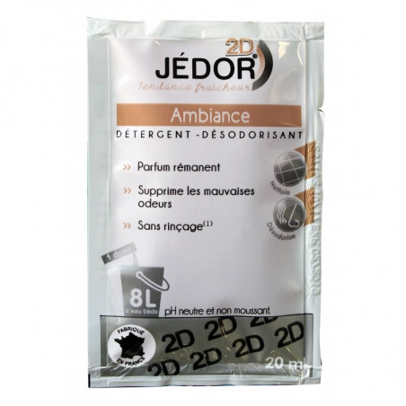 Dosettes 2D Detergent Surodorant JEDOR 20ml Ambiance