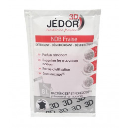 Dosettes 3D Détergent Surodorant Désinfectant JEDOR 20ml Fraise