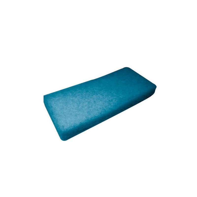 Tampon abrasif épais Bleu 250x120x20mm