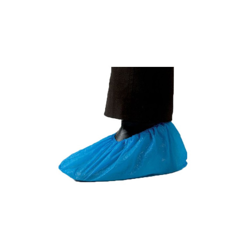 Surchaussure polyéthylène bleu Lot de 100