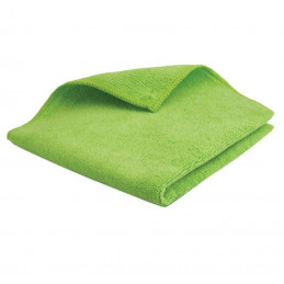 Lavette microfibre 38x38cm Verte 250g/m²