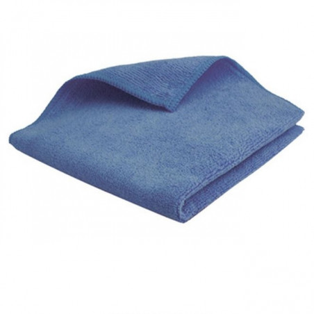 Lavette microfibre 38x38cm Bleu 250g/m²