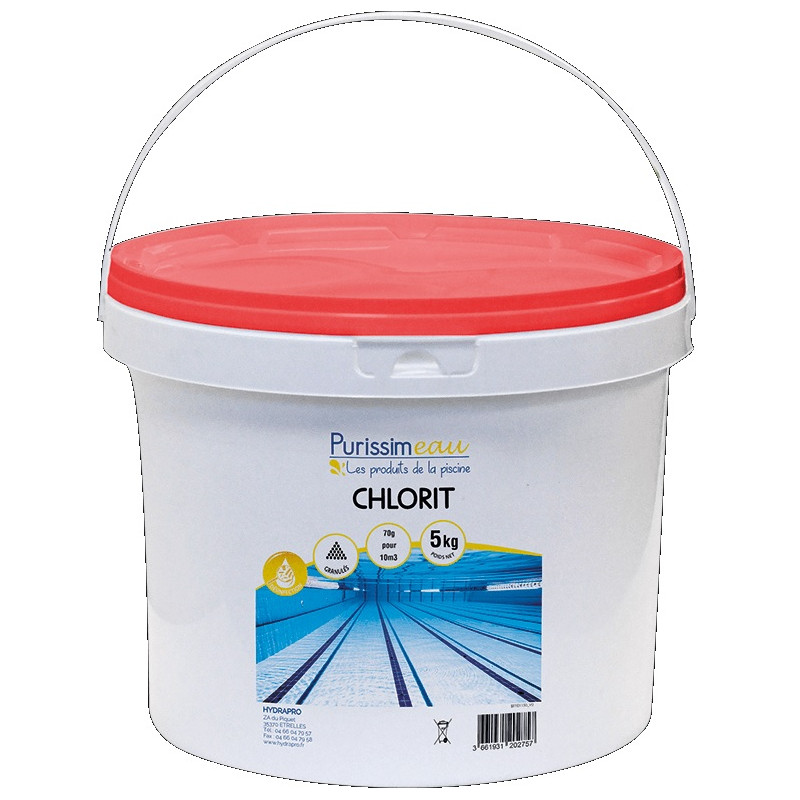 Chlorit Chlore non stabilise granules 5Kg PURISSIMEAU