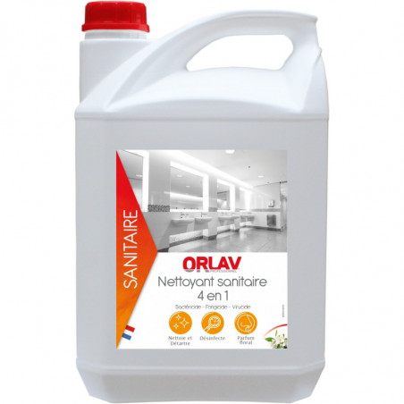 Nettoyant sanitaire 4 en 1 ORLAV 5L