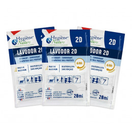 Dosettes 2D Détergent Surodorant Agrumes 20ml LAVODOR