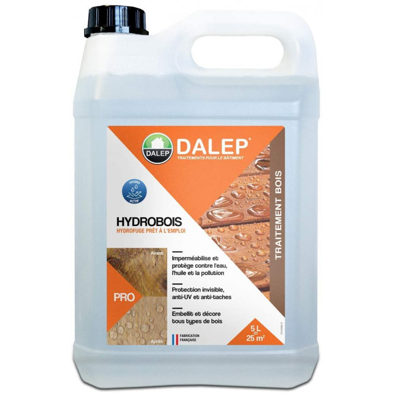 HYDROFUGE BOIS HYDROBOIS Imperméabilisant bois DALEP