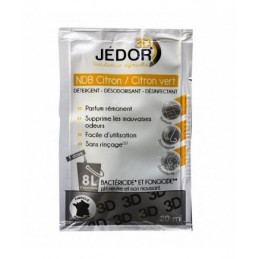 Dosettes 3D Détergent Surodorant Désinfectant JEDOR 20ml Citron Vert