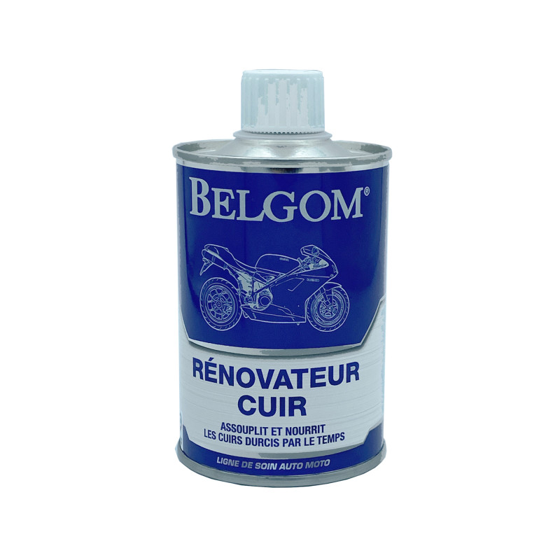 Nettoyant / rénovateur cuir BELGOM pour cuir voiture, moto