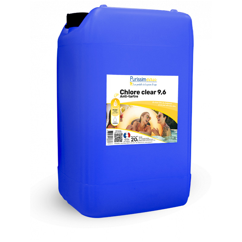 Chlore liquide 36°C (9.6% de chlore actif ) désinfectant et anti
