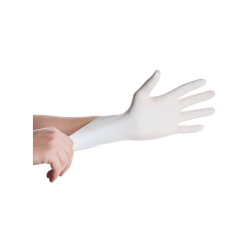 Gants d'examen jetables en Latex non poudré Taille M Lot de 100