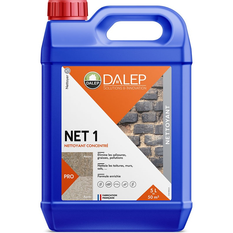 Nettoyant alcalin concentré polyvalent NET 1 DALEP 5L