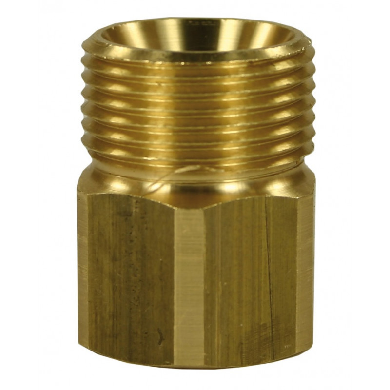 Raccord adaptateur Laiton M22 Mâle 3/8 Femelle