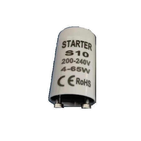 Starter pour tube fluorescent S10 4-65W SIN 200-240V WFS-2