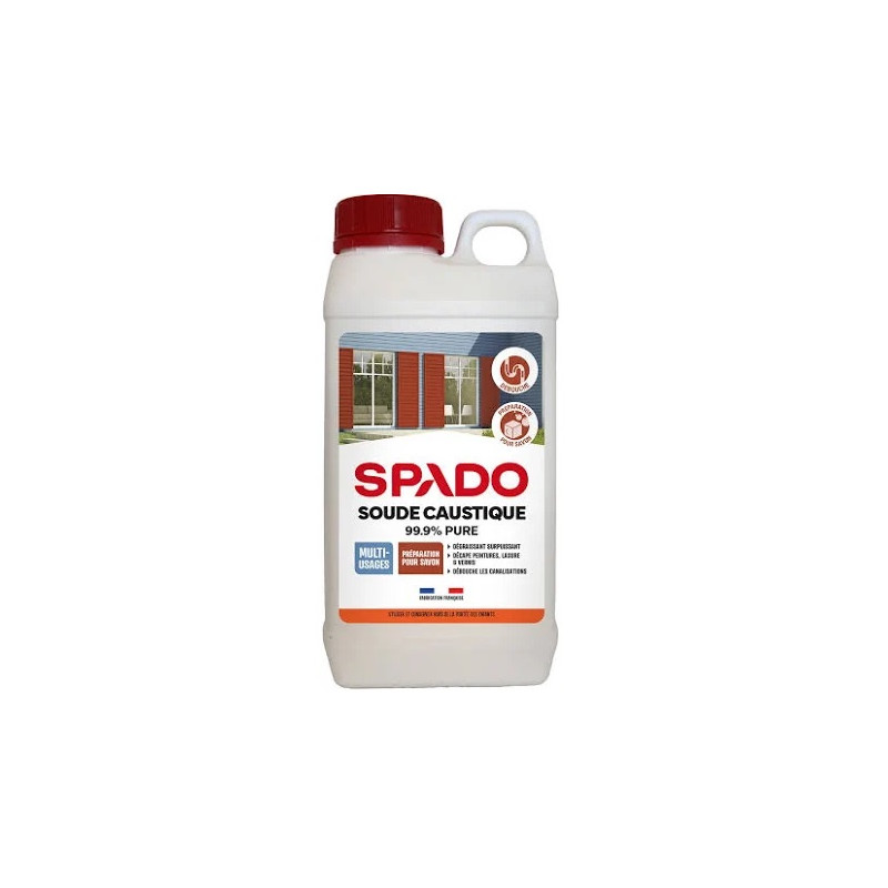 Soude caustique pure 1Kg SPADO