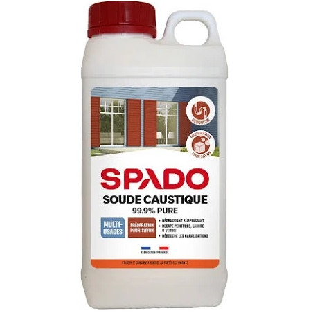 Soude caustique pure 1Kg SPADO