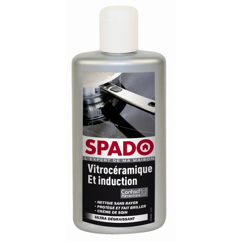 Nettoyant plaque vitrocéramique et induction 250ml SPADO