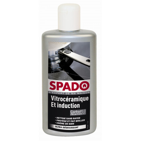 Nettoyant plaque vitrocéramique et induction 250ml SPADO