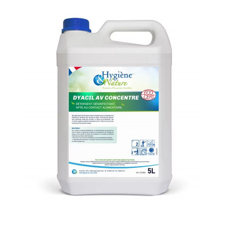 DYACIL AV Concentré ECOCERT 5L HYGIENE ET NATURE