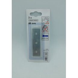 Lame grattoir 80cm Lot de 3
