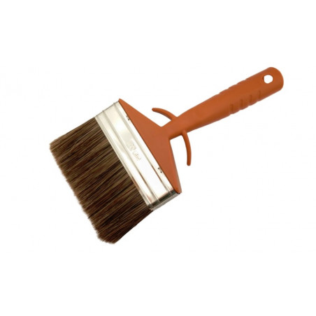 Brosse rectangulaire inclinée 120mm pour lasure SAVY