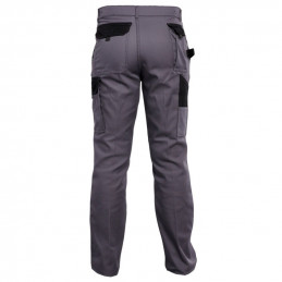 Pantalon OMAR poches genoux Typhon Ligth Gris/Noir PBV