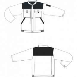 Blouson DENNIS Typhon Gris/Noir PBV