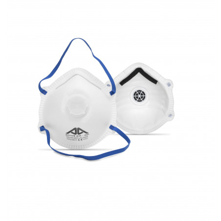 Masque coque avec Valve FFP2 NR D Active Air R21 Lot de 10 ACTIVE GEAR
