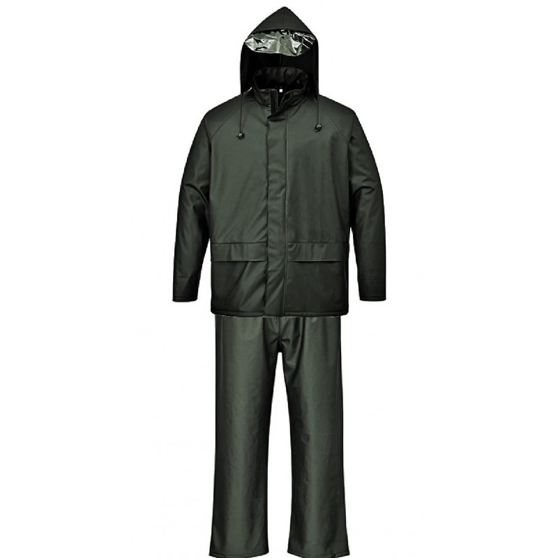 Ensemble de pluie Green 100% PU/PVC 310g/m2 Wave Set