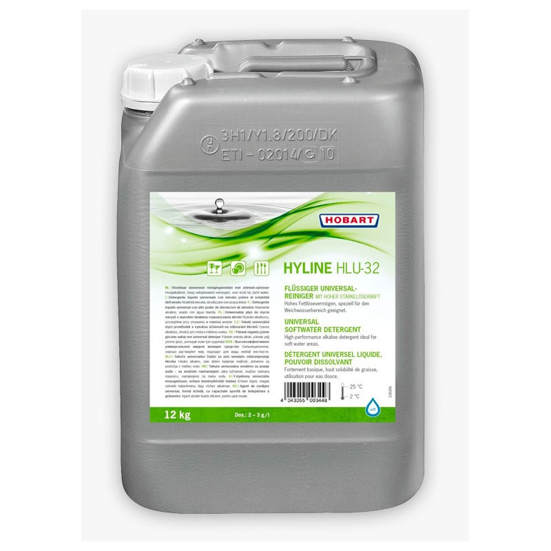 HYLINE HLU-32 Détergent universel eau douce sans chlore 12Kg HOBART
