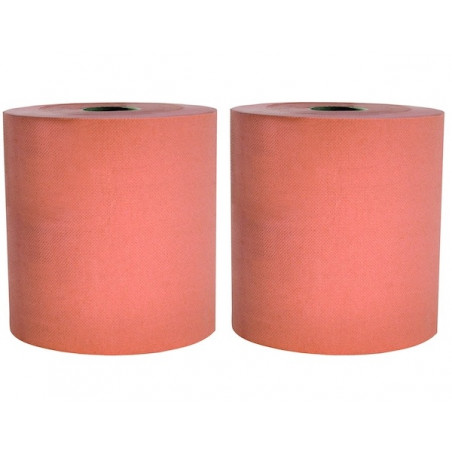 Bobine essuie mains chamois 800 feuilles 20.9x23 Lot de 2
