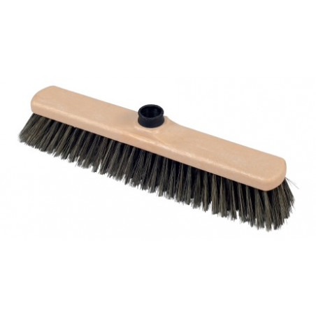 Balai administration soie synthétique monture plastique à douille 38cm