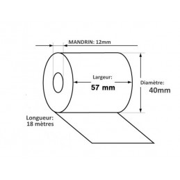 Bobine Thermique CB 57x40x12 TRIMAN