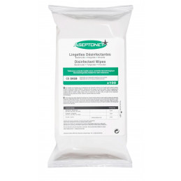Recharge Lingettes désinfectantes ASEPTONET Lot de 100