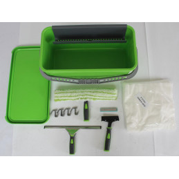 Kit de nettoyage vitrerie Pro 9 en 1 ICA