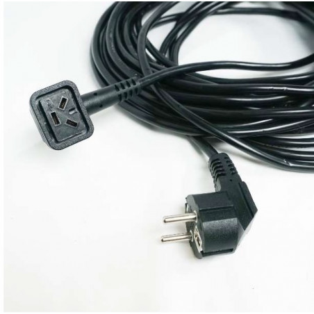 Câble alimentation 12m 3x1mm Nuplug compatible aspirateur Numatic