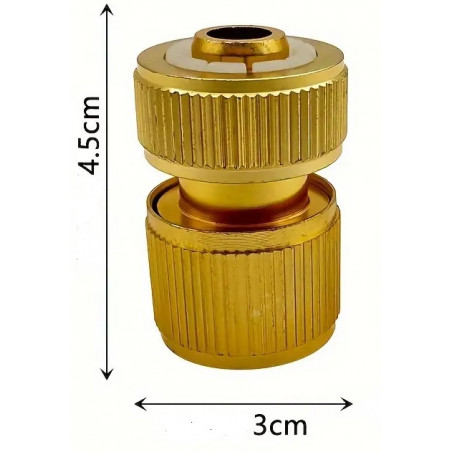 Raccord rapide alu pour tuyau D13mm